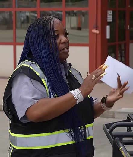 Training Instructor wearing a reflective vest