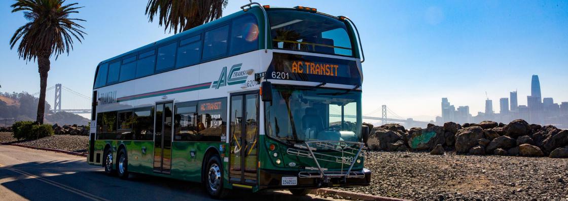 actransit's double decker bus