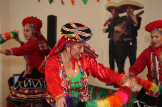 Three women dancing