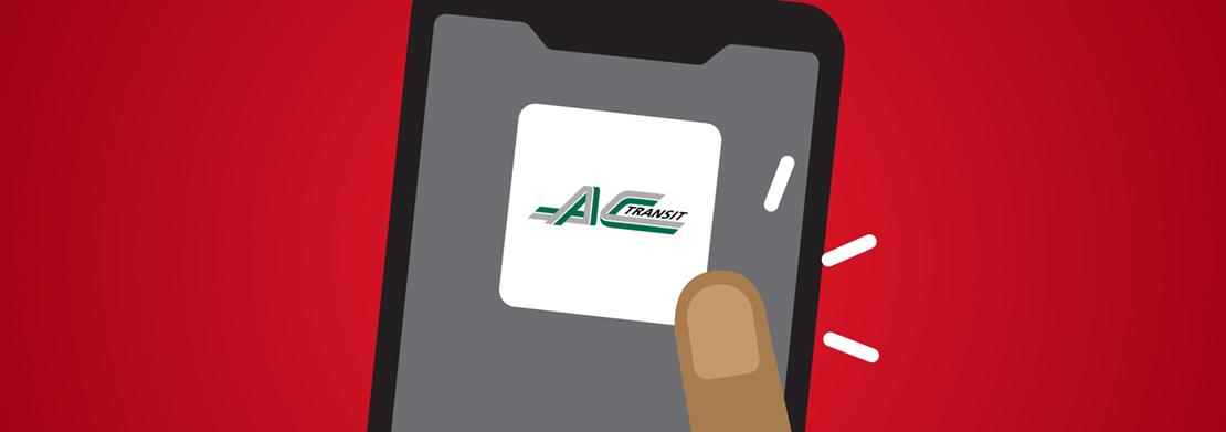 AC Transit Mobile App Illustration