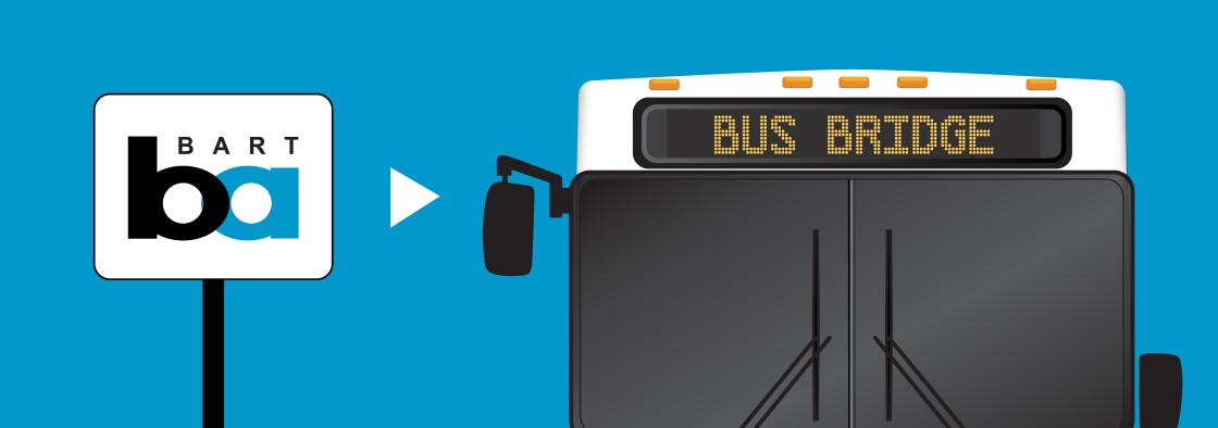 BART Bus Bridge Graphic