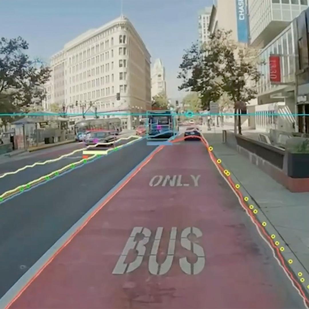 Bus only lane through Hayden AI cameras